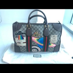 Gucci Courrier Soft GG Supreme Duffle Bag
